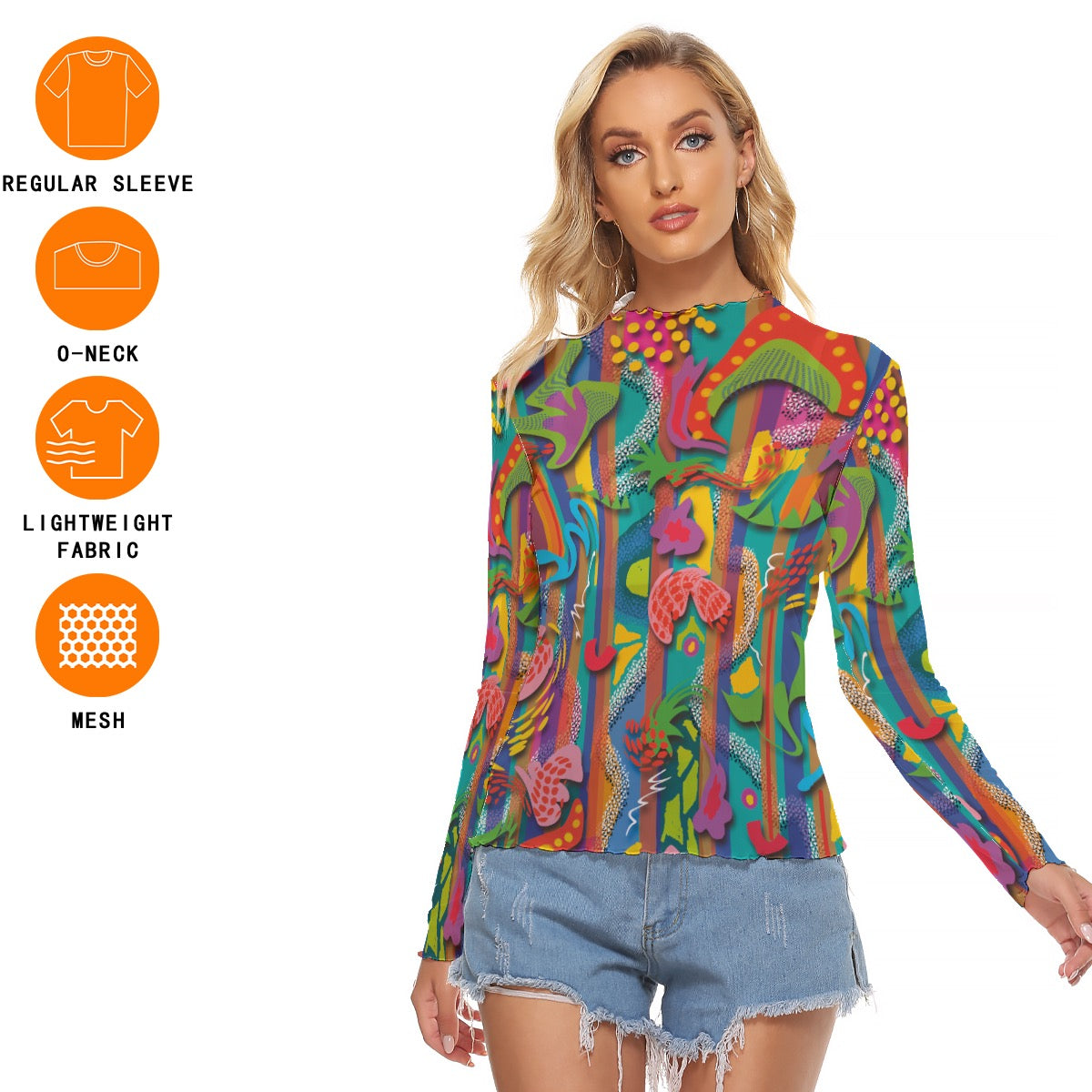 “Loud & Lovin it!” Women's Mesh T-shirt