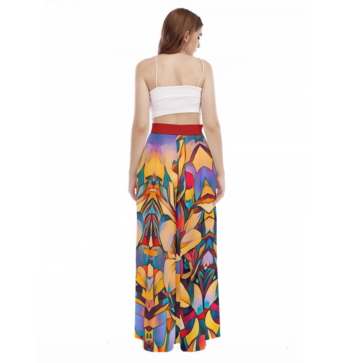 “Sensori” Women's High Waist Wide Leg Trousers