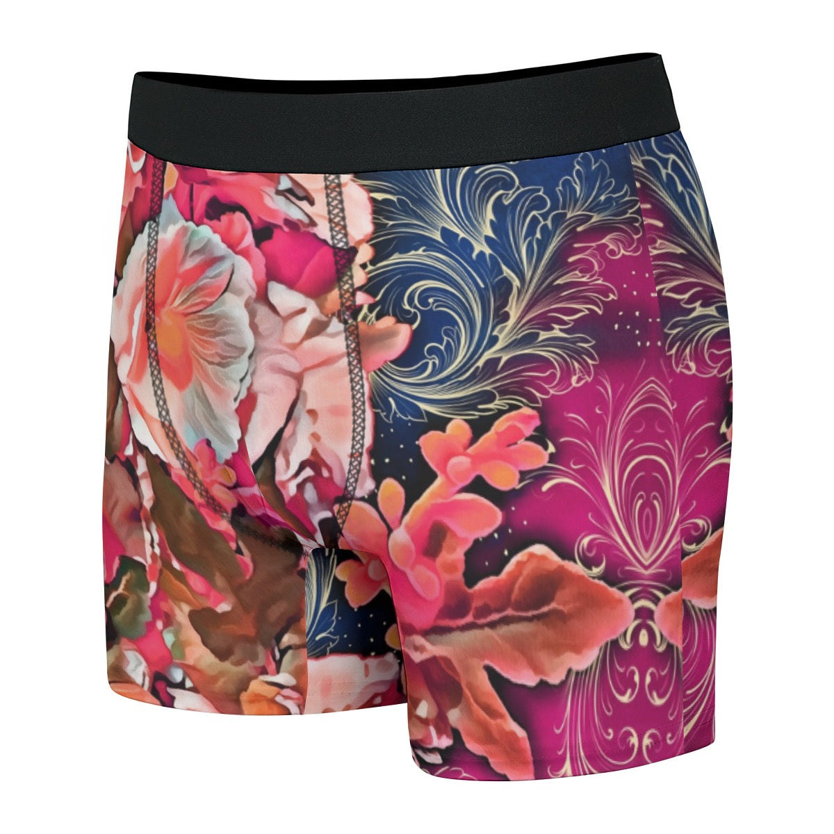 “Celestial Bloom” Men's Stretch Boxer Briefs