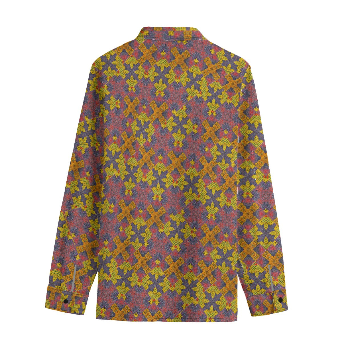 “Tetra” Men's Lapel Collar Shirt With Concealed Placket |115GSM Cotton poplin