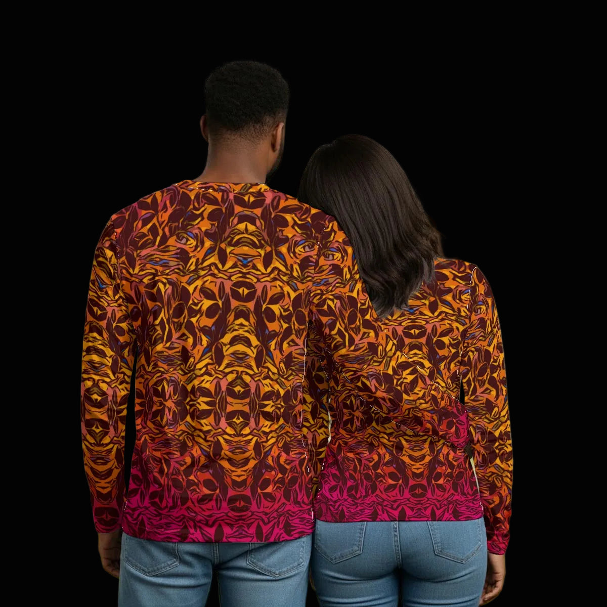 “Tribal Sunset” Men's Long Sleeve T-Shirt