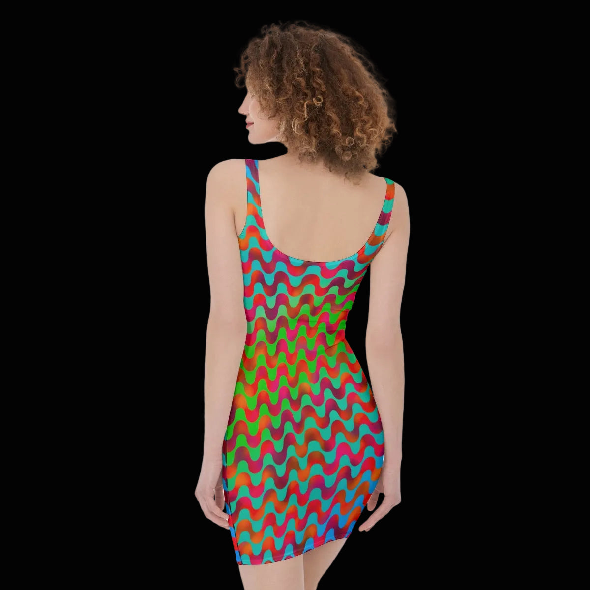 “Psychedelic Siren” Women's Bodycon Dress