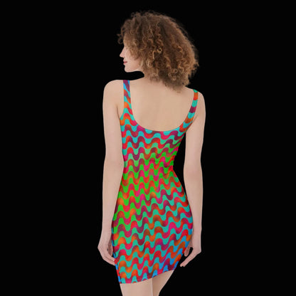 “Psychedelic Siren” Women's Bodycon Dress