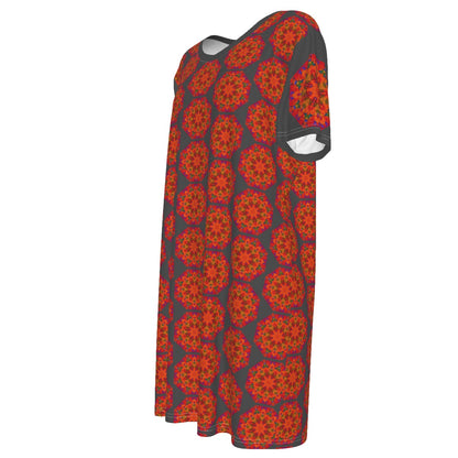 “Warm Hexa” Women's Waist Tight Dress | 190GSM Cotton