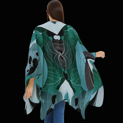 “Tangled Teal”  All-Season Soft Touch Shawl