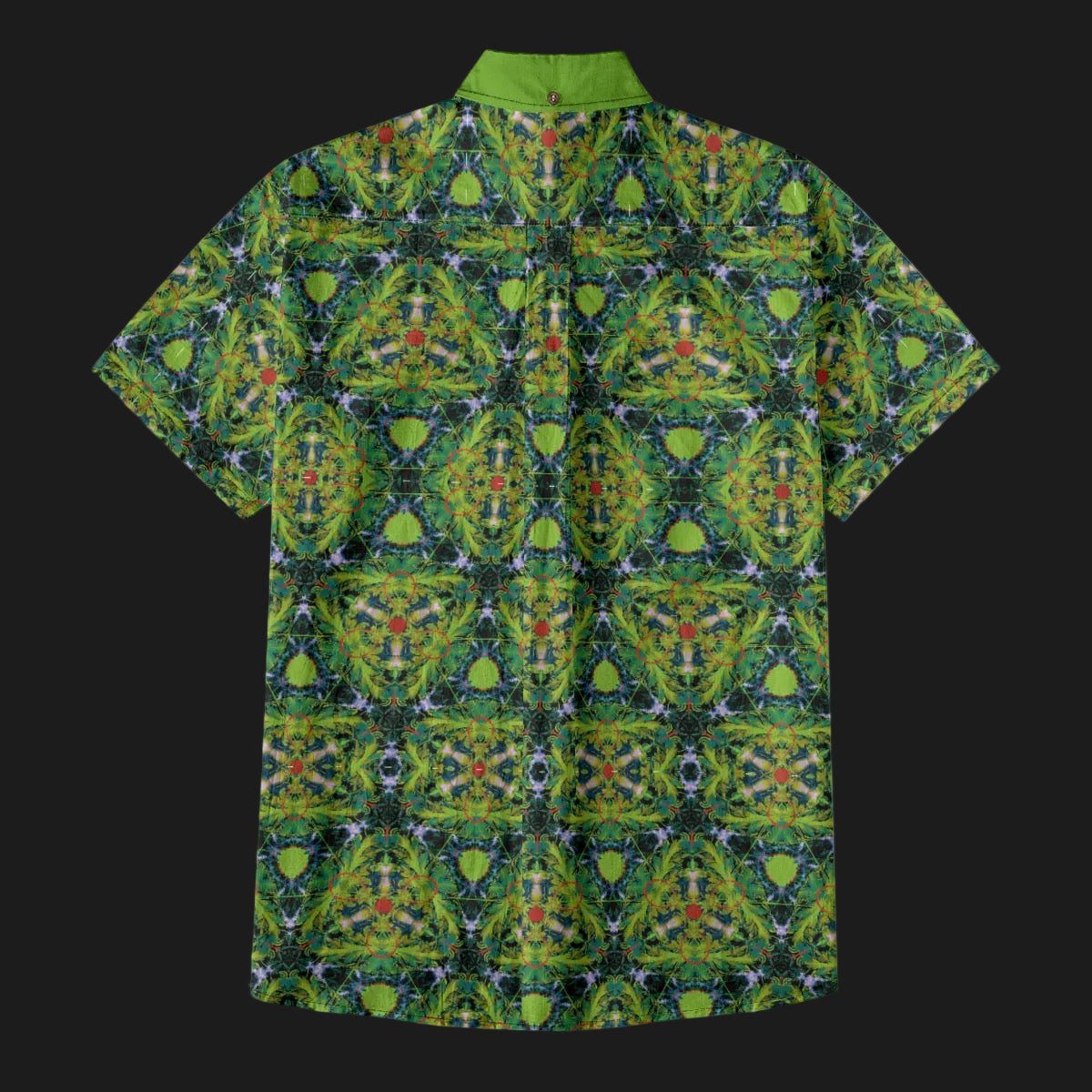 “Echo Green” Men's Breathable Cotton Shirt|125GSM