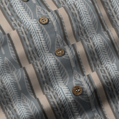 “Charlie” Men's Casual Lapel Long Sleeve Shirt|125GSM Cotton