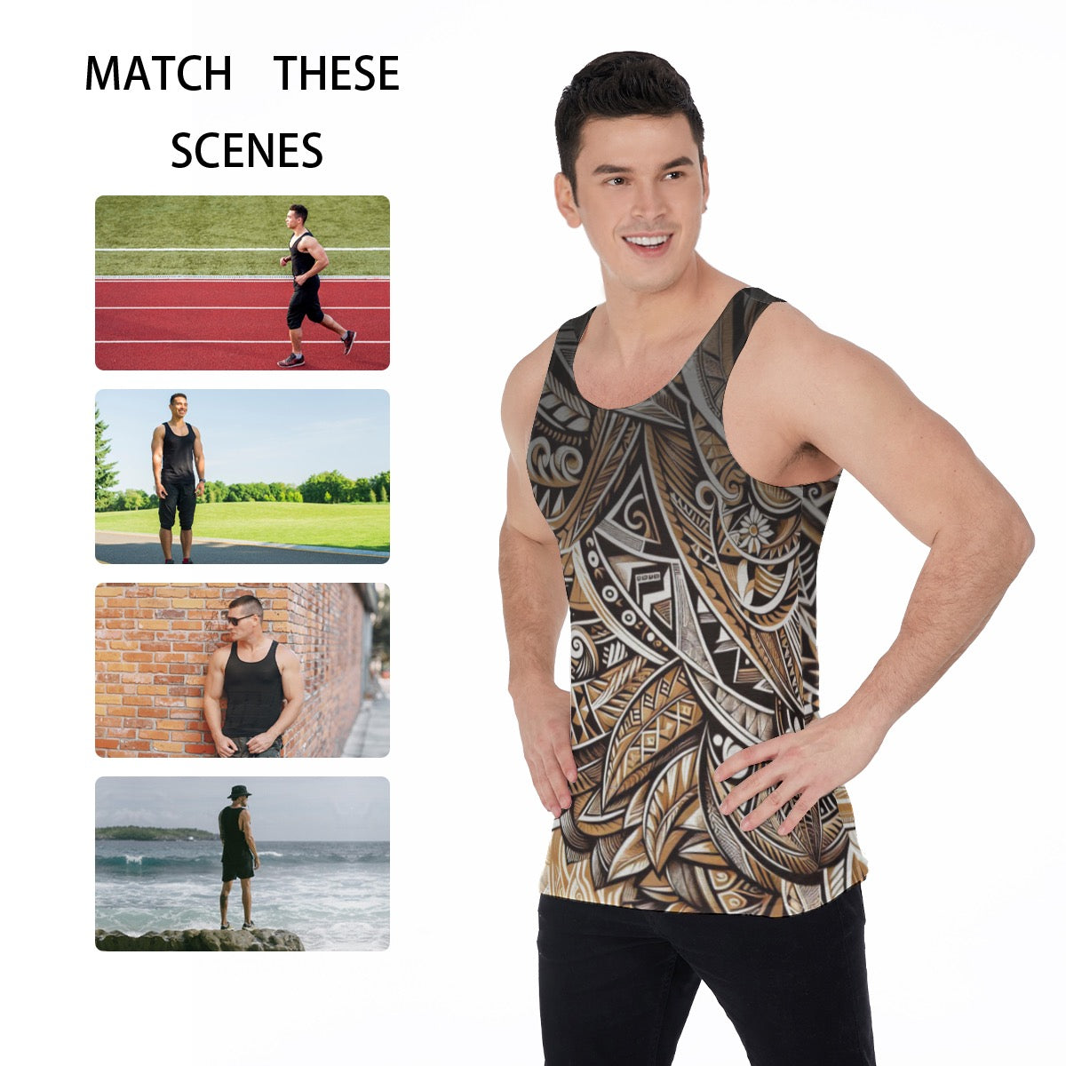 “Into the Light” Men's Tank Top