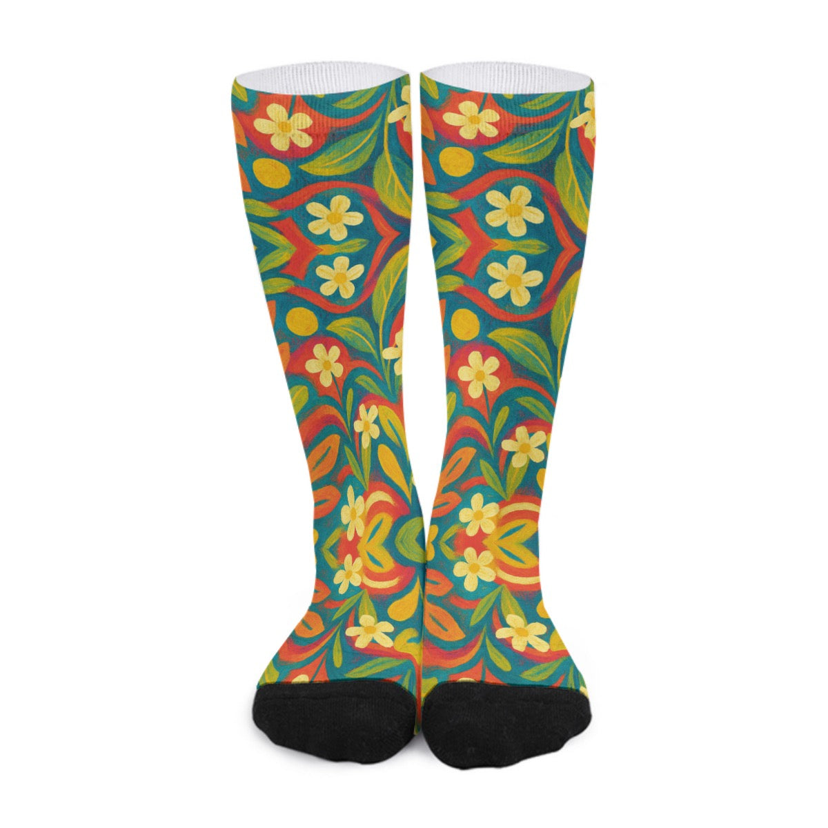 “Sunny Daydream” Unisex Long Socks
