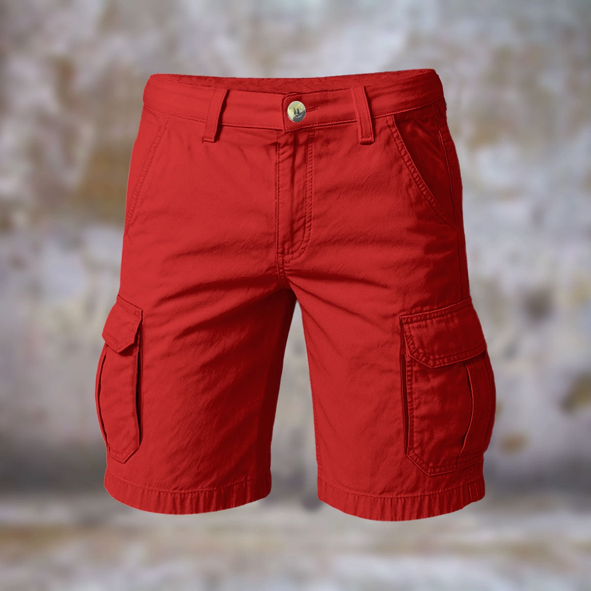 “Crimson”  Men's Cargo Shorts