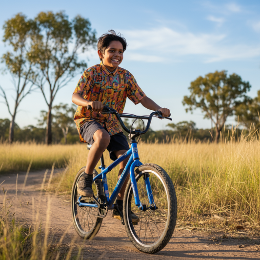 “Labyrinth” Mustard -Children's Shirt With Pocket | 125GSM Cotton