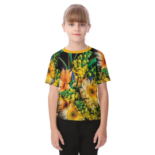 “Bouquet” Kid's Raglan Sleeve T-shirt