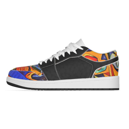 “SASS-E” Men's Low State Leather Stitching Shoes