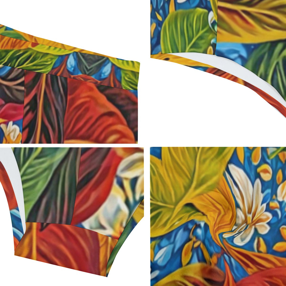 “Botanical Rhapsody” Men's Triangle Low-rise Underwear