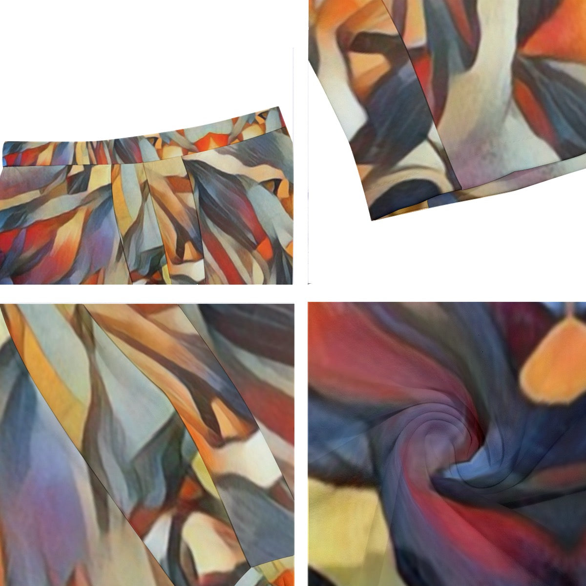 “Outback Hues” Men's Long Boxer Briefs