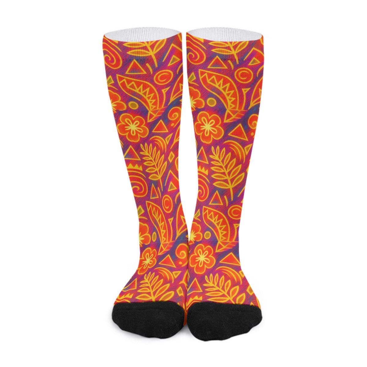 “Island Echoes” Unisex Long Socks