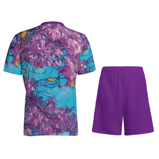 “Jacaranda Season” Children's Sports T-Shirt Set