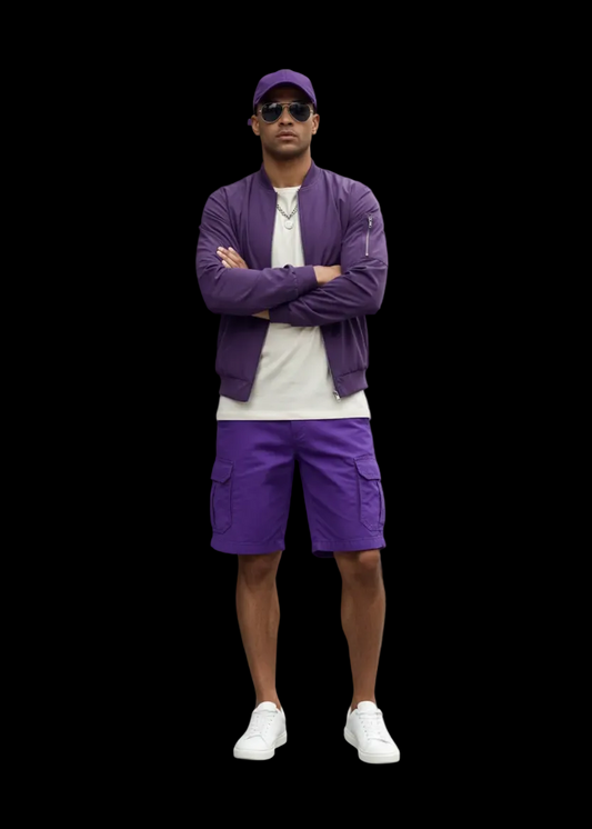 “Indigo” Men's Cargo Shorts