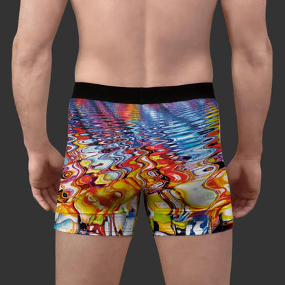 “River Rocks” Men's Stretch Boxer Briefs