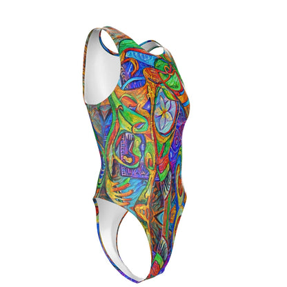 “Tropical Kaleidoscope” Women's Tank Bodysuit