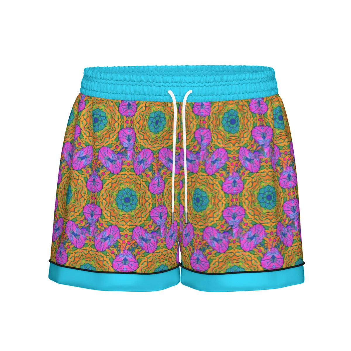 Women's Imitation Silk Pajama Set With Short Sleeve