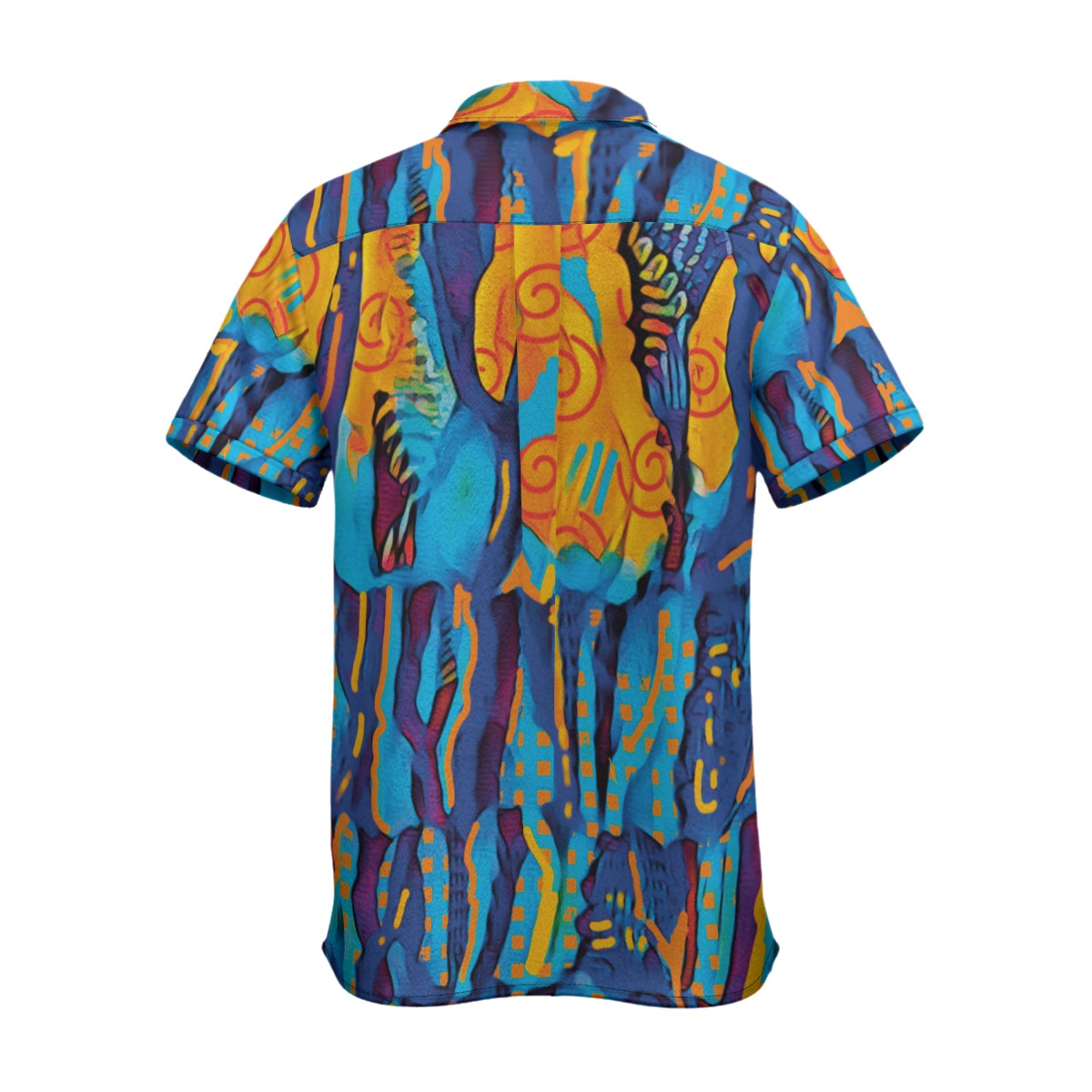 “Oceanic” Men's Business Collared Shirt With Pocket|115GSM Cotton poplin