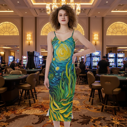 “Vincent Through the Seagrass” Women's Cami Dress