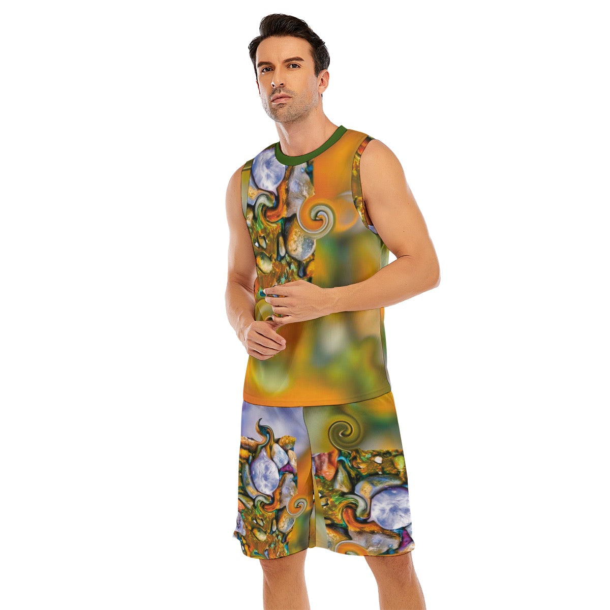 “River Stones”  Men's Basketball Suit