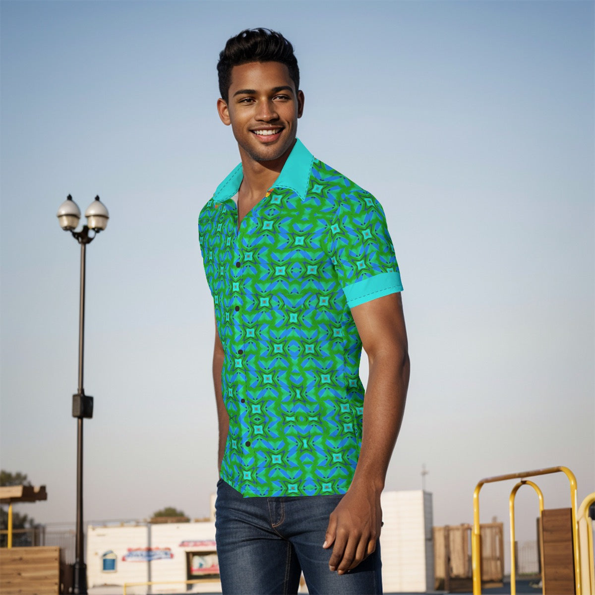 “Malachite”  Men's Shirt
