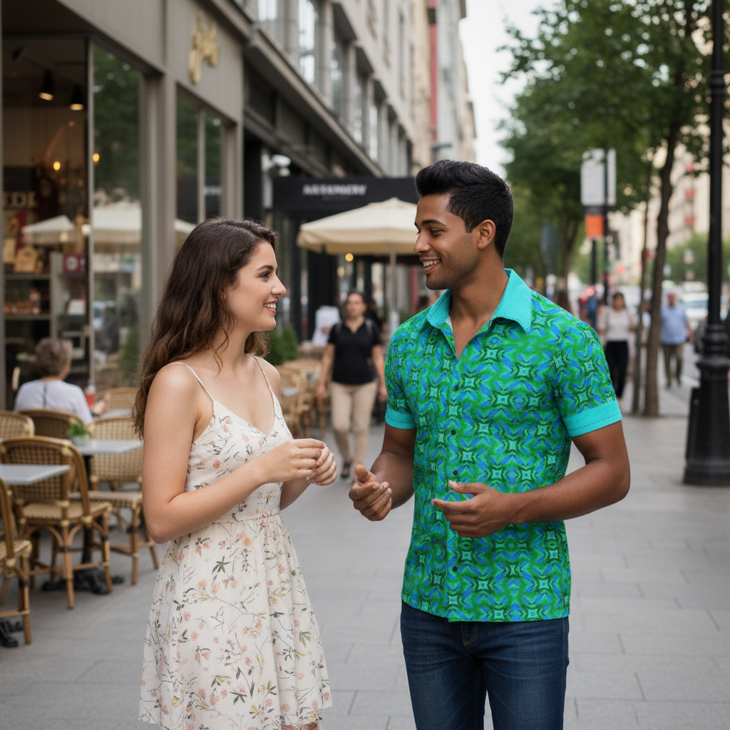 “Malachite”  Men's Shirt