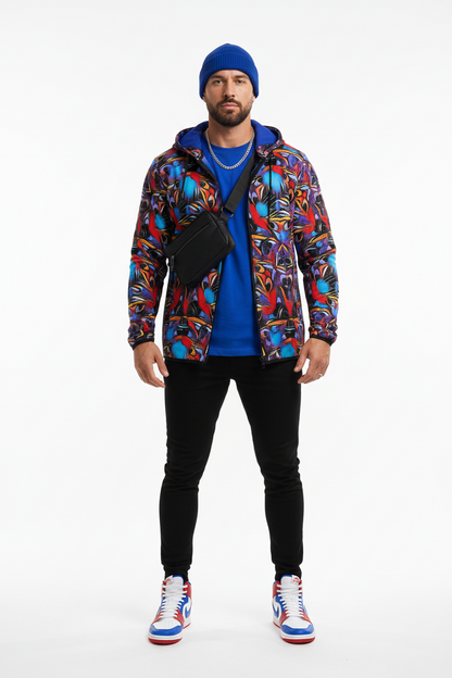 “Soul Energy” Unisex Warm Hooded Jacket