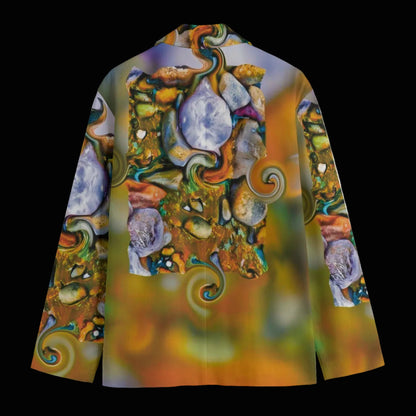 “River Stones” Men's Casual Flat Lapel Collar Blazer | 245GSM Cotton