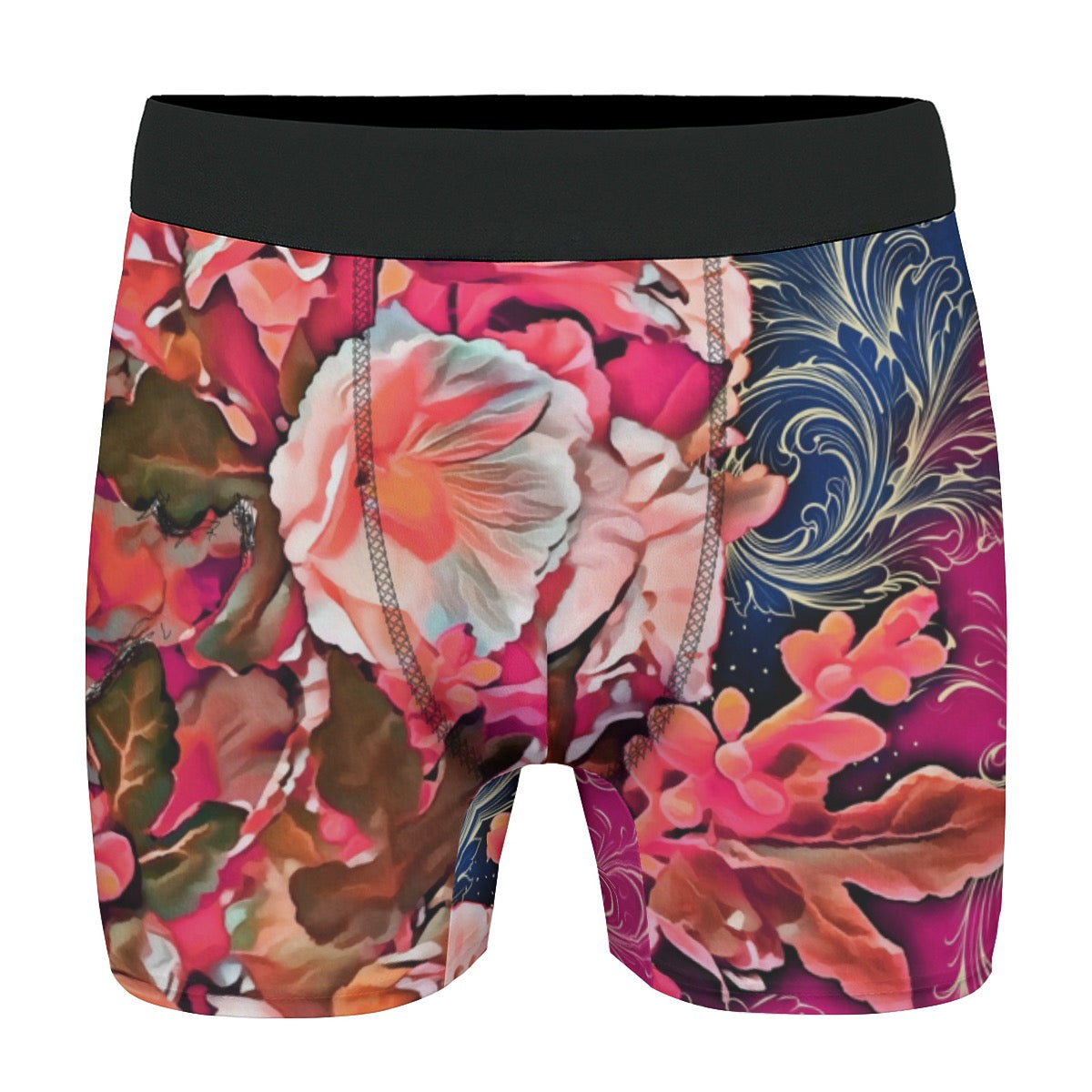 “Celestial Bloom” Men's Stretch Boxer Briefs