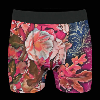 “Celestial Bloom” Men's Stretch Boxer Briefs