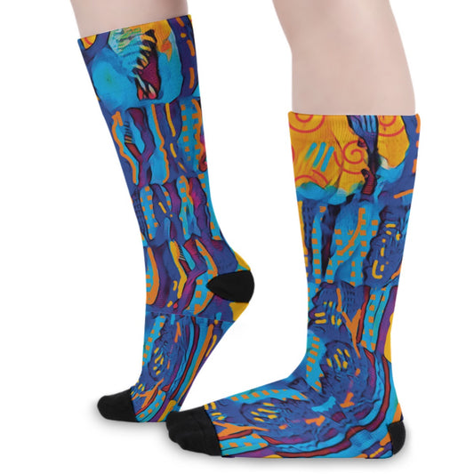 “Oceanic” Unisex Long Socks