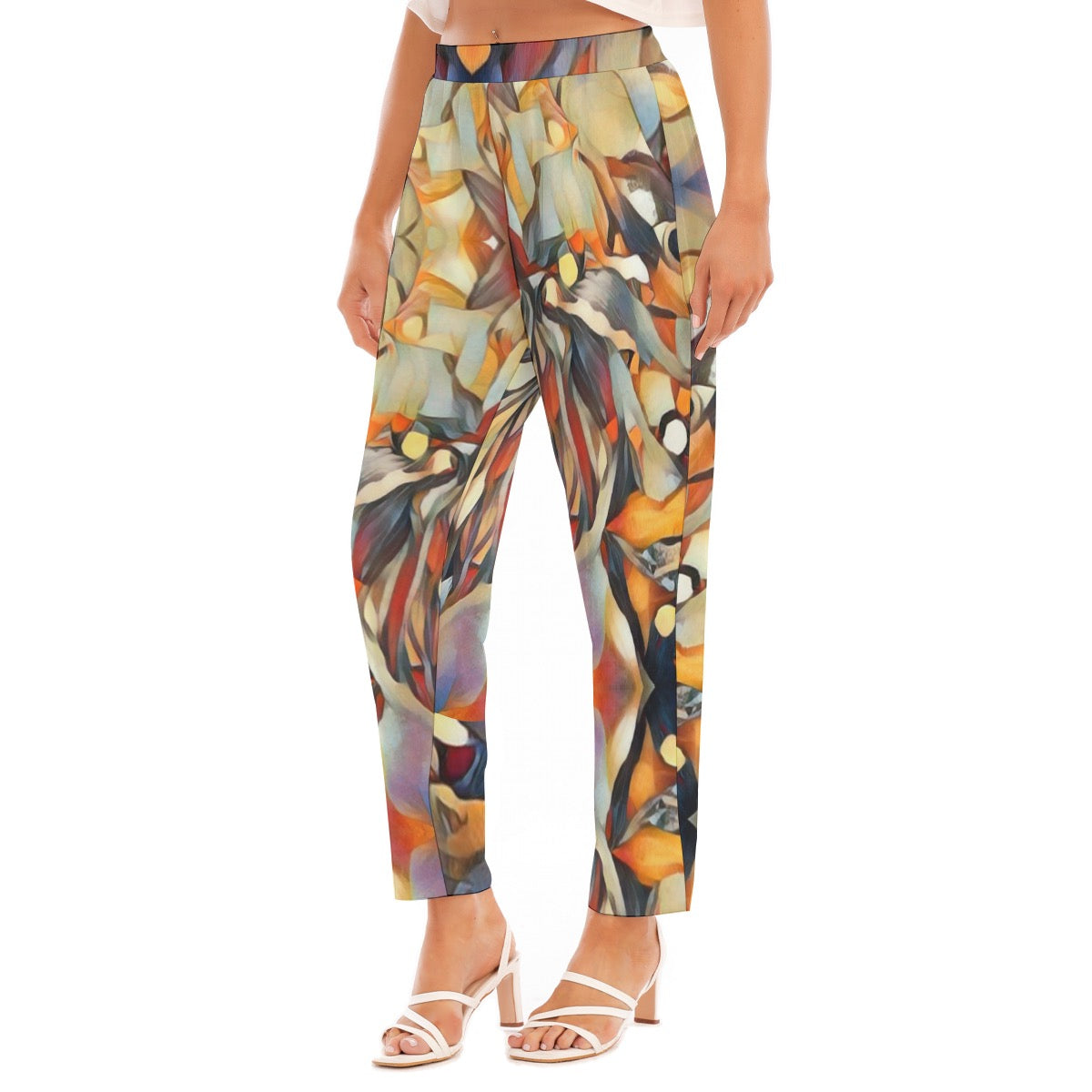 “Outback Hues “ Women's Loose Straight-leg Pants