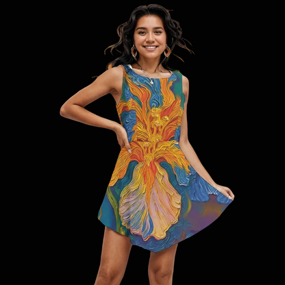 “Iris” Women's Tank Top Dress