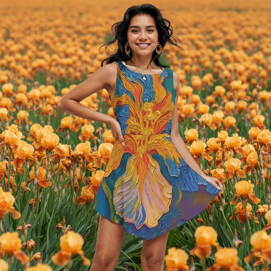 “Iris” Women's Tank Top Dress