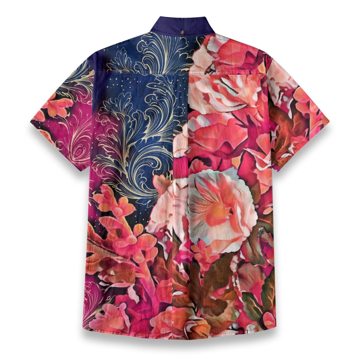 “Celestial Bloom” Breathable Cotton Shirt|125GSM