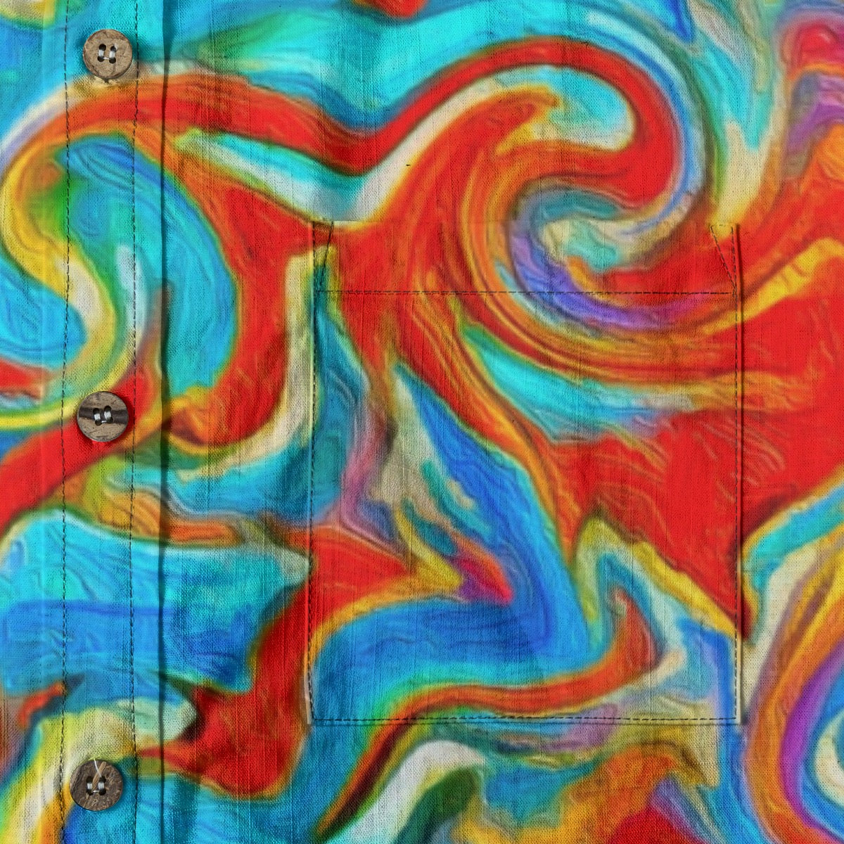 “Fire & Ice” Men's Breathable Cotton Shirt|125GSMb