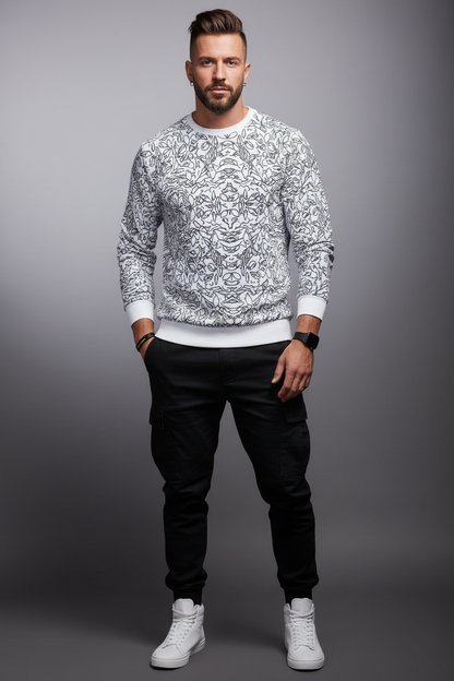 “Doodler” Men's Heavy Fleece Sweatshirt