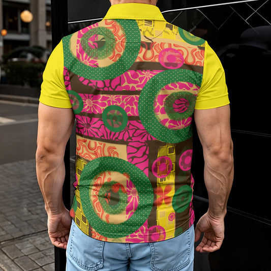 “Neo-Retro” Men's Polo Shirt