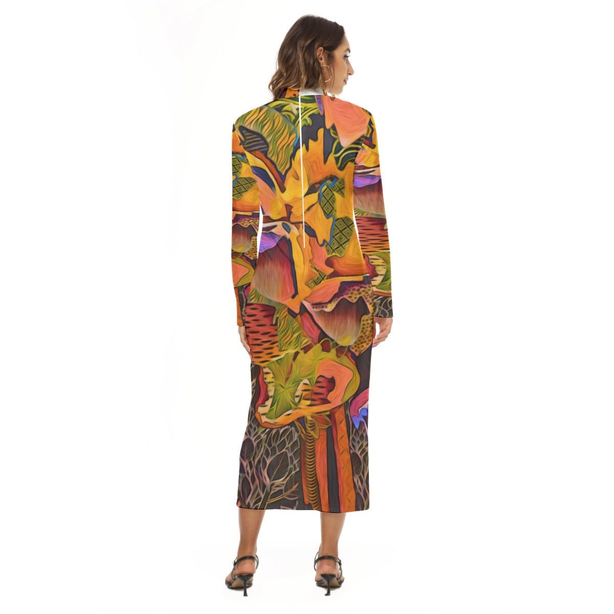 ‘Alistra” Print Women's Hip Dress