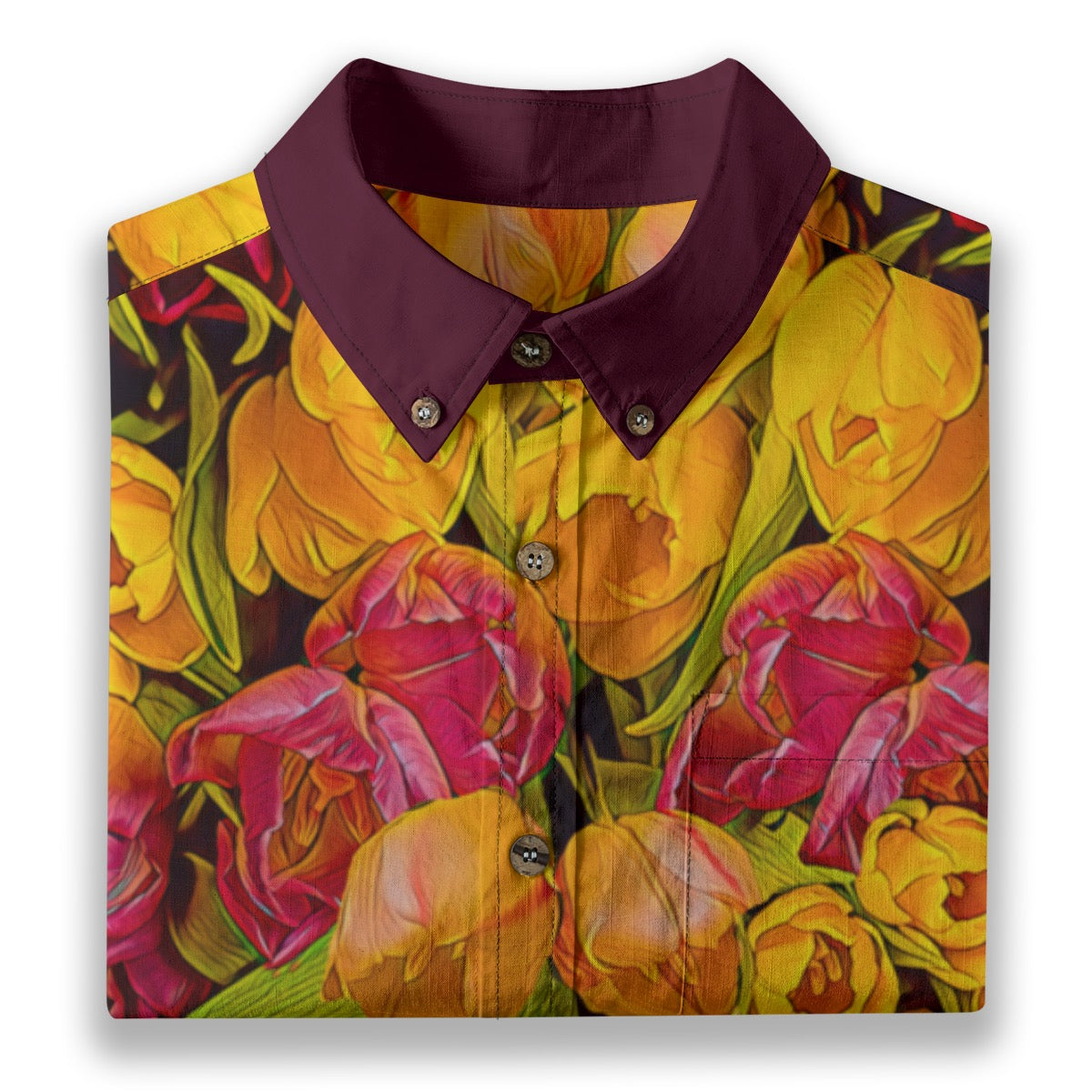 “Radiant Harmony” Breathable Cotton Shirt|125GSM