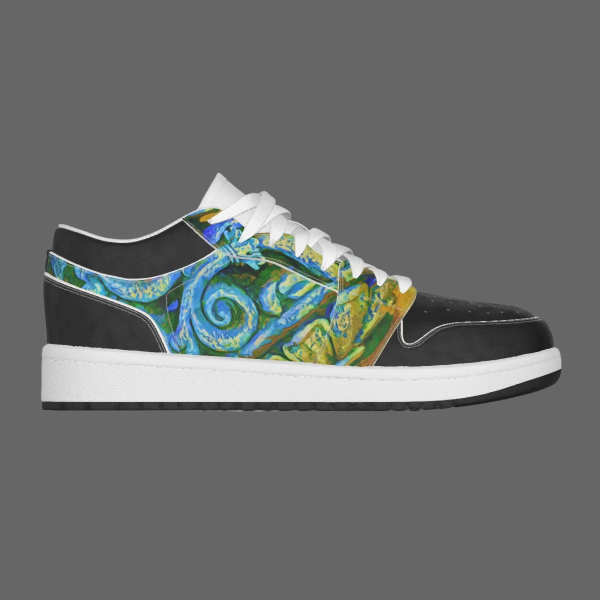 “Arcadia” Men's Low State Leather Stitching Shoes