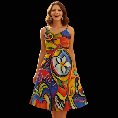 “Sassy” Women's Spaghetti Strap Dress