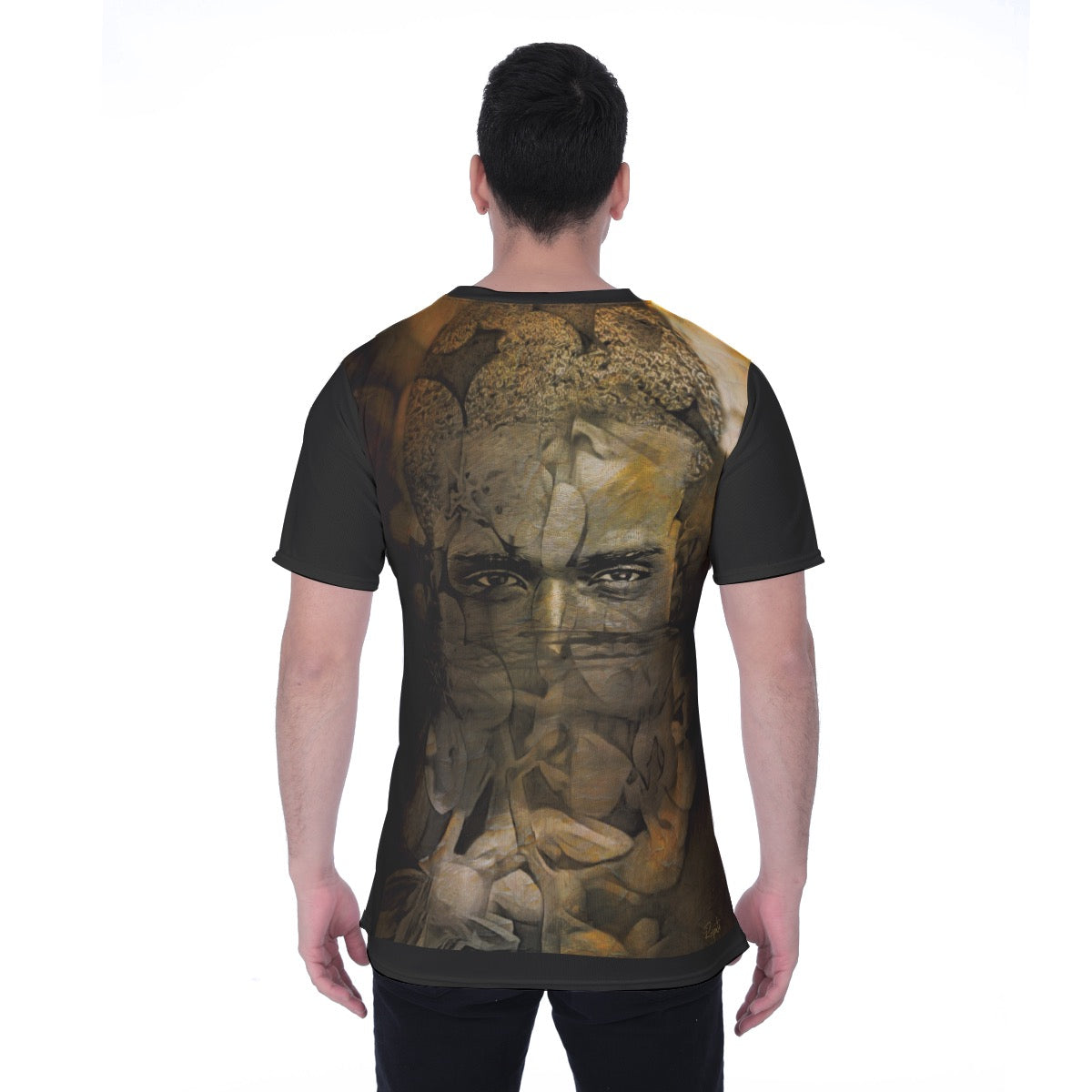 “Poly Flora” Men's T-shirt | Birdseye