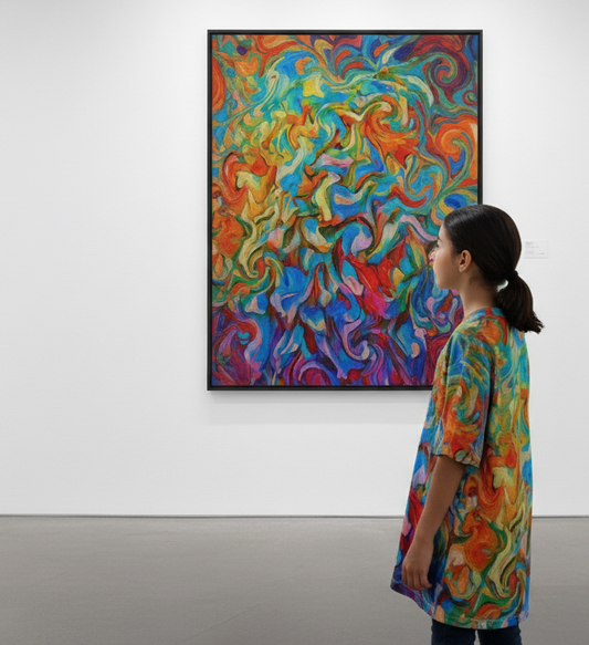 “Fire & Ice” Children's Round Neck T-Shirt|145GSM Birdseye