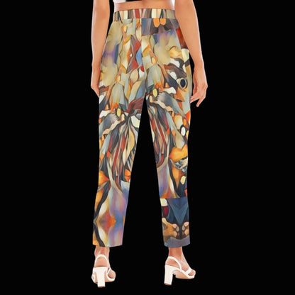 “Outback Hues “ Women's Loose Straight-leg Pants