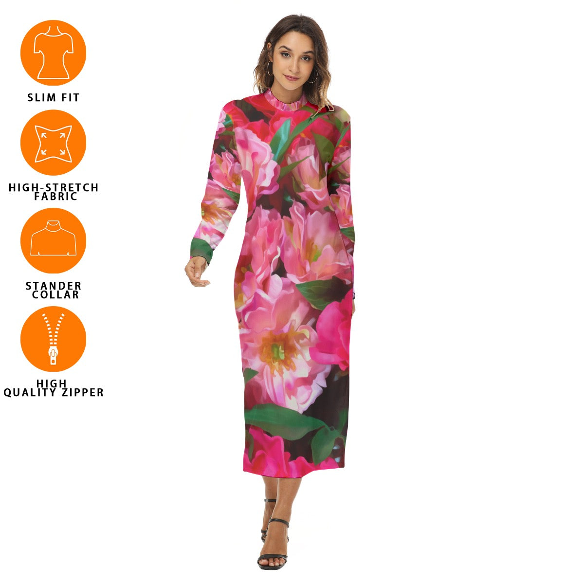 “Summer Blush” Women's Hip Dress